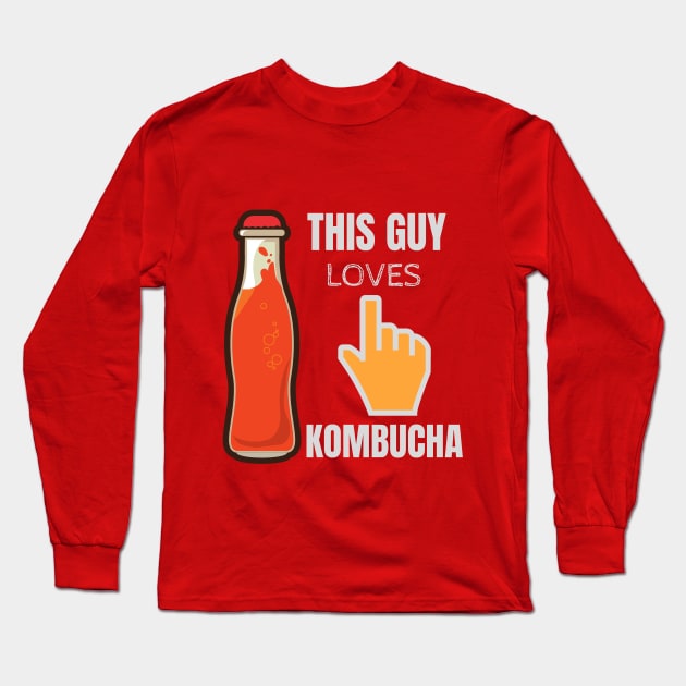 Kombucha Love Long Sleeve T-Shirt by Spinx1